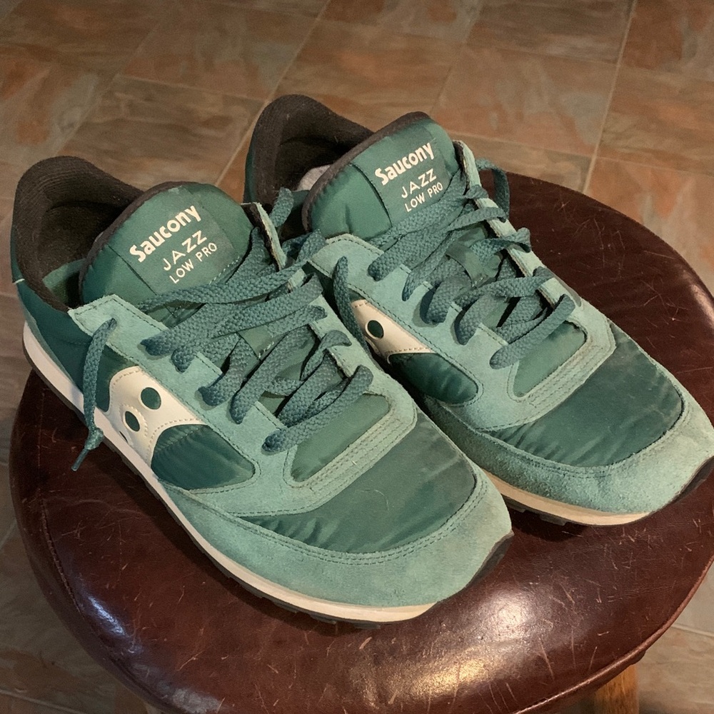 Saucony Jazz Low Pro Teal Green Sneakers